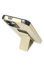 Newface Xiaomi Poco X5 5G Kılıf Mega Standlı Silikon - Gold - Görsel 4