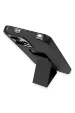 Newface Xiaomi Poco X5 5G Kılıf Mega Standlı Silikon - Siyah - Görsel 4