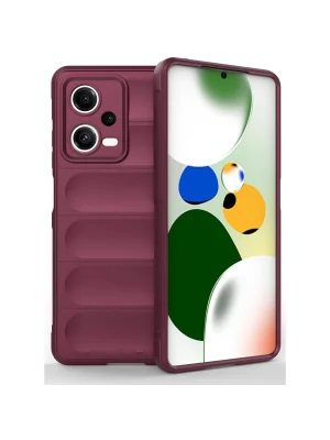 Newface Xiaomi Poco X5 5G Kılıf Optimum Silikon - Bordo