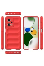 Newface Xiaomi Poco X5 5G Kılıf Optimum Silikon - Kırmızı - Görsel 3