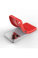 Newface Xiaomi Poco X5 5G Kılıf Optimum Silikon - Kırmızı - Görsel 4