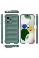 Newface Xiaomi Poco X5 5G Kılıf Optimum Silikon - Koyu Yeşil - Görsel 3