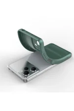 Newface Xiaomi Poco X5 5G Kılıf Optimum Silikon - Koyu Yeşil - Görsel 4