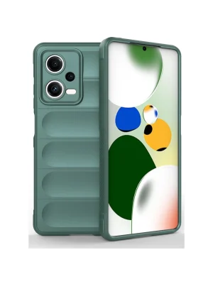 Newface Xiaomi Poco X5 5G Kılıf Optimum Silikon - Koyu Yeşil