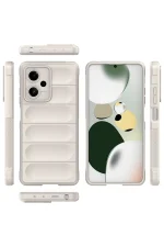 Newface Xiaomi Poco X5 5G Kılıf Optimum Silikon - Krem - Görsel 3