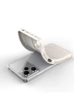 Newface Xiaomi Poco X5 5G Kılıf Optimum Silikon - Krem - Görsel 4