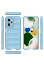 Newface Xiaomi Poco X5 5G Kılıf Optimum Silikon - Sky Blue - Görsel 3
