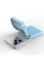 Newface Xiaomi Poco X5 5G Kılıf Optimum Silikon - Sky Blue - Görsel 4