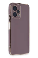 Newface Xiaomi Poco X5 5G Kılıf Volet Silikon - Mor - Görsel 2