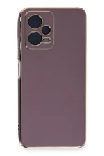 Newface Xiaomi Poco X5 5G Kılıf Volet Silikon - Mor