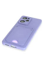 Newface Xiaomi Poco X5 Pro 5G Kılıf Kelvin Kartvizitli Silikon - Lila - Görsel 4