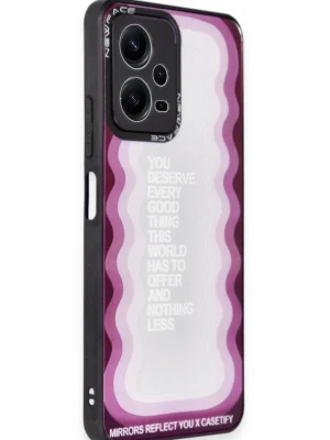 Newface Xiaomi Poco X5 Pro 5G Kılıf Mirror Desenli Kapak - Mirror - 5