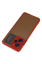 Newface Xiaomi Poco X5 Pro 5G Kılıf Montreal Silikon Kapak - Kırmızı - Görsel 5