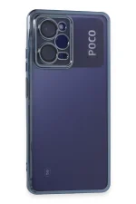 Newface Xiaomi Poco X5 Pro 5G Kılıf Razer Lensli Silikon - Açık Mavi