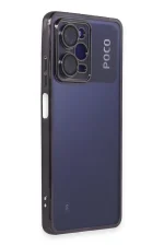 Newface Xiaomi Poco X5 Pro 5G Kılıf Razer Lensli Silikon - Mor - Görsel 2