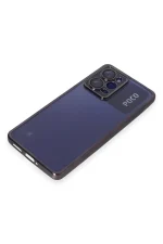 Newface Xiaomi Poco X5 Pro 5G Kılıf Razer Lensli Silikon - Mor - Görsel 4