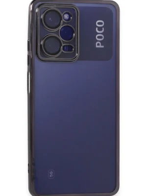 Newface Xiaomi Poco X5 Pro 5G Kılıf Razer Lensli Silikon - Mor