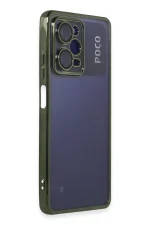 Newface Xiaomi Poco X5 Pro 5G Kılıf Razer Lensli Silikon - Yeşil - Görsel 2