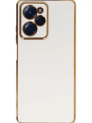 Newface Xiaomi Poco X5 Pro 5G Kılıf Volet Silikon - Beyaz