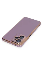 Newface Xiaomi Poco X5 Pro 5G Kılıf Volet Silikon - Mor - Görsel 3