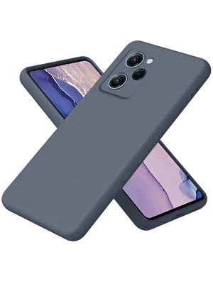 Newface Xiaomi Poco X5 Pro 5G Nano içi Kadife Silikon - Gri