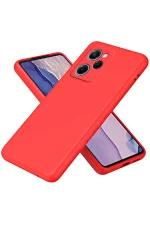 Newface Xiaomi Poco X5 Pro 5G Nano içi Kadife Silikon - Kırmızı