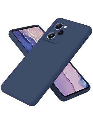 Newface Xiaomi Poco X5 Pro 5G Nano içi Kadife Silikon - Lacivert