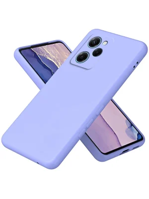 Newface Xiaomi Poco X5 Pro 5G Nano içi Kadife Silikon - Lila