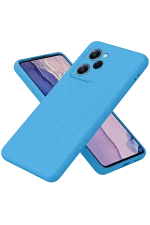 Newface Xiaomi Poco X5 Pro 5G Nano içi Kadife Silikon - Mavi