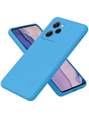 Newface Xiaomi Poco X5 Pro 5G Nano içi Kadife Silikon - Mavi