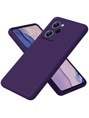 Newface Xiaomi Poco X5 Pro 5G Nano içi Kadife Silikon - Mor