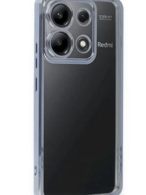 Newface Xiaomi Poco X6 Kılıf Razer Lensli Silikon - Açık Mavi