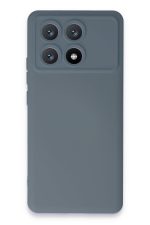 Newface Xiaomi Poco X6 Pro Kılıf Nano içi Kadife Silikon - Gri
