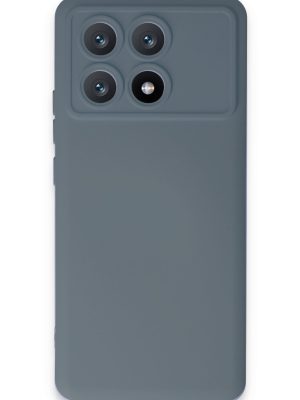 Newface Xiaomi Poco X6 Pro Kılıf Nano içi Kadife Silikon - Gri
