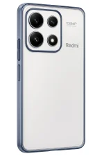 Newface Xiaomi Poco X6 Pro Kılıf Razer Lensli Silikon - Açık Mavi