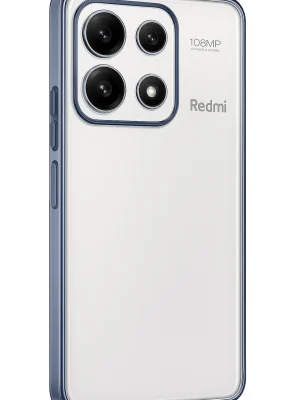 Newface Xiaomi Poco X6 Pro Kılıf Razer Lensli Silikon - Açık Mavi