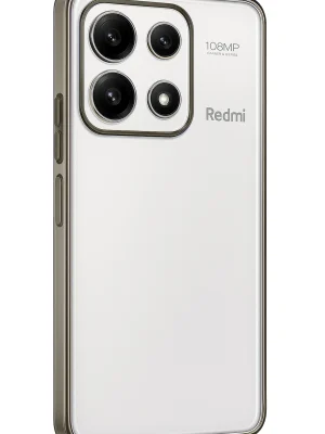 Newface Xiaomi Poco X6 Pro Kılıf Razer Lensli Silikon - Gold