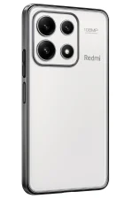 Newface Xiaomi Poco X6 Pro Kılıf Razer Lensli Silikon - Gümüş