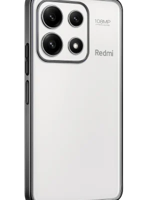 Newface Xiaomi Poco X6 Pro Kılıf Razer Lensli Silikon - Gümüş