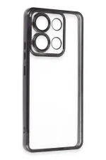 Newface Xiaomi Poco X6 Pro Kılıf Razer Lensli Silikon - Siyah - Görsel 3