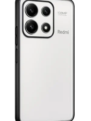 Newface Xiaomi Poco X6 Pro Kılıf Razer Lensli Silikon - Siyah