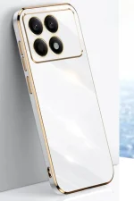Newface Xiaomi Poco X6 Pro Kılıf Volet Silikon - Beyaz - Görsel 2