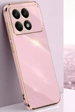 Newface Xiaomi Poco X6 Pro Kılıf Volet Silikon - Pembe - Görsel 2