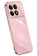 Newface Xiaomi Poco X6 Pro Kılıf Volet Silikon - Pembe