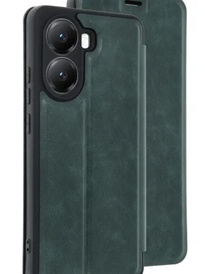 Newface Xiaomi Poco X7 Pro Kılıf Flip Cover - Koyu Yeşil