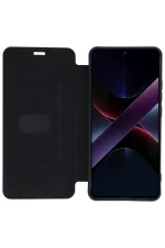 Newface Xiaomi Poco X7 Pro Kılıf Flip Cover - Taba - Görsel 3