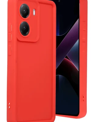 Newface Xiaomi Poco X7 Pro Viera Silikon - Kırmızı