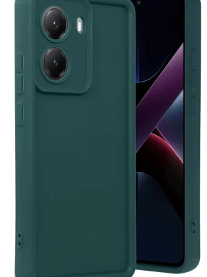 Newface Xiaomi Poco X7 Pro Viera Silikon - Koyu Yeşil