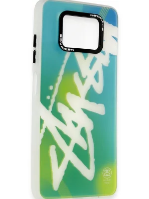 Newface Xiaomi Pocophone X3 Kılıf Estoril Desenli Kapak - Estoril - 2