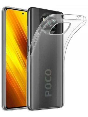 Newface Xiaomi Pocophone X3 Kılıf Lüx Şeffaf Silikon